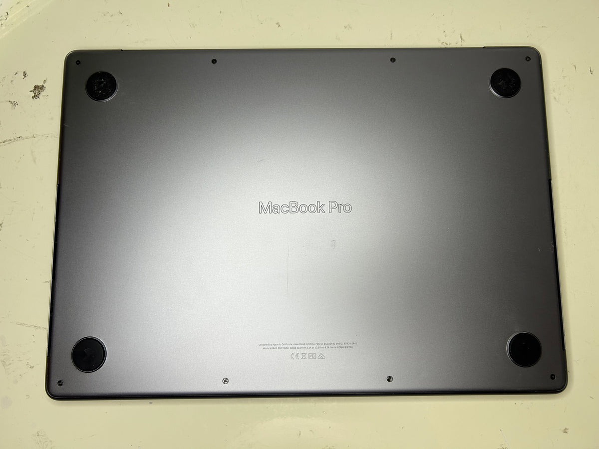 MacBook Pro (2021) [14,2", Apple M1 Pro 8 Core, 16GB RAM, 512GB SSD, Apple 14 Core, macOS] grigio
