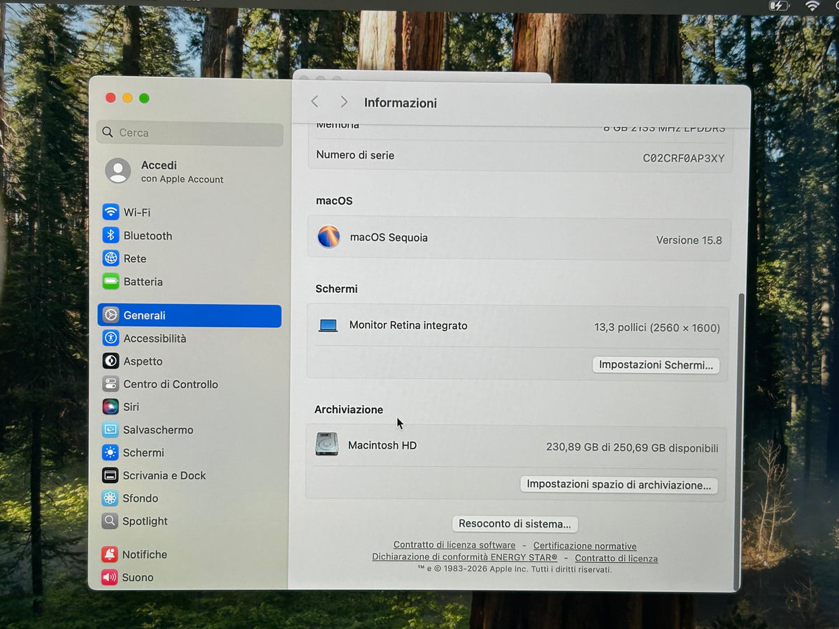 MacBook Pro (2020) [13,3", Touch Bar, Intel Core i5 1,4GHz, 8GB RAM, 256GB SSD, Intel Iris Plus Graphics, macOS] Grigio