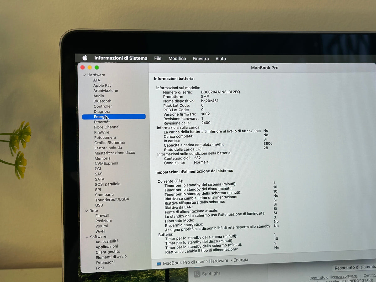 MacBook Pro (2020) [13,3", Touch Bar, Intel Core i5 1,4GHz, 8GB RAM, 256GB SSD, Intel Iris Plus Graphics, macOS] Grigio