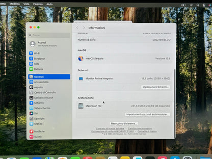 MacBook Pro (2019) [13,3", Touch Bar, Intel Core i5 1,4GHz, 8GB RAM, 256GB SSD, Intel Iris Plus Graphics 645, Mac OS X] Grigio
