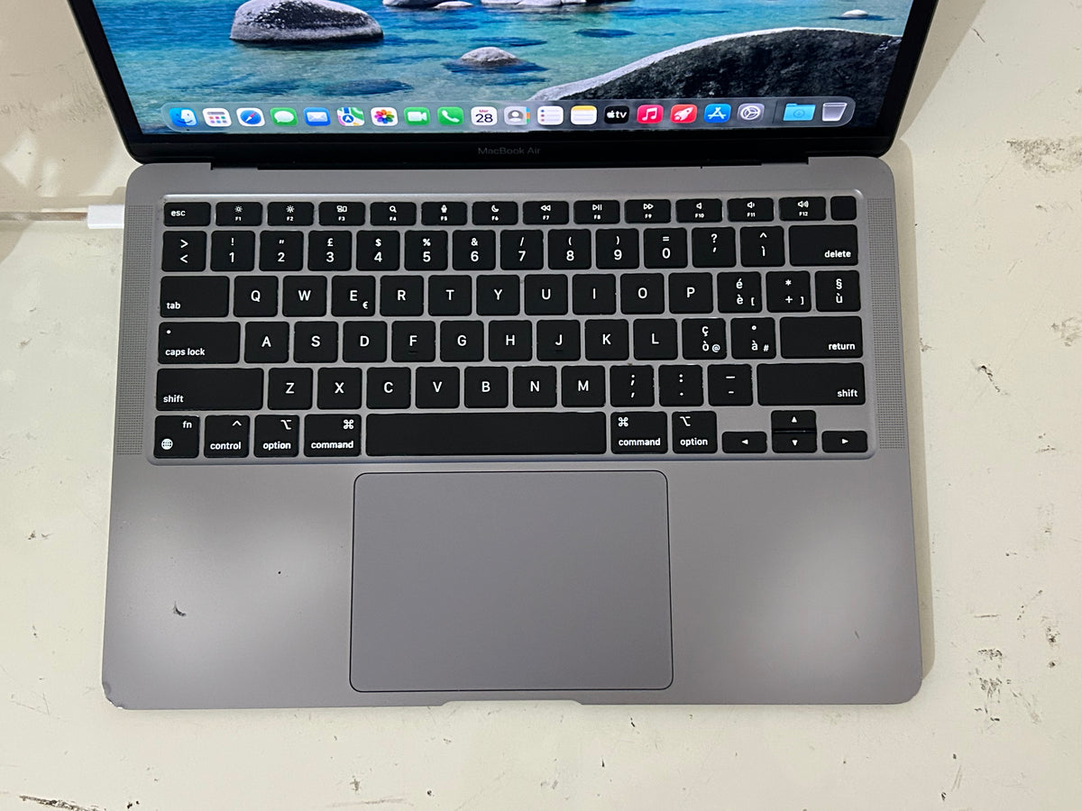 MacBook Air M1 (Late 2020) [13,3", Retina, Apple M1, 8GB RAM, 256GB SSD, Apple 7 Core, macOS] Grigio