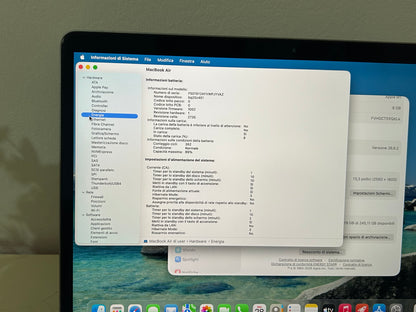 MacBook Air M1 (Late 2020) [13,3", Retina, Apple M1, 8GB RAM, 256GB SSD, Apple 7 Core, macOS] Grigio
