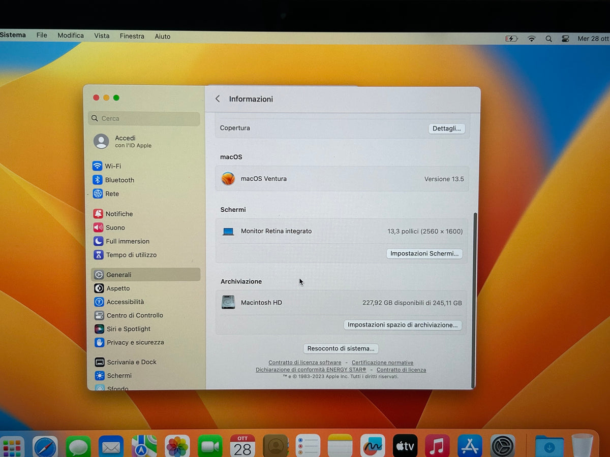 MacBook Air M1 (Late 2020) [13,3", Retina, Apple M1, 8GB RAM, 256GB SSD, Apple 7 Core, macOS] Oro