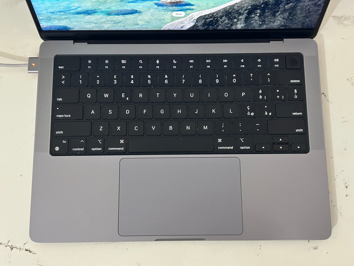 MacBook Pro (2021) [14,2", Apple M1 Pro 8 Core, 16GB RAM, 512GB SSD, Apple 14 Core, macOS] grigio