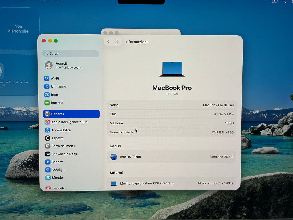 MacBook Pro (2021) [14,2", Apple M1 Pro 8 Core, 16GB RAM, 512GB SSD, Apple 14 Core, macOS] grigio