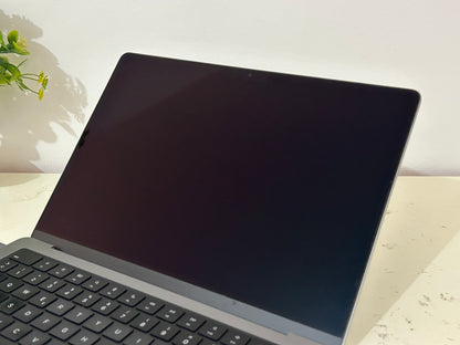 MacBook Pro (2021) [14,2", Apple M1 Pro 8 Core, 16GB RAM, 512GB SSD, Apple 14 Core, macOS] grigio