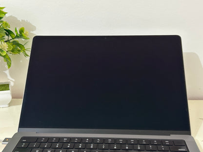 MacBook Pro (2021) [14,2", Apple M1 Pro 8 Core, 16GB RAM, 512GB SSD, Apple 14 Core, macOS] grigio