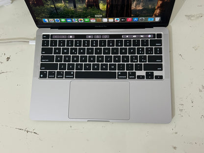 MacBook Pro (2020) M1 [13,3", Touch Bar, Apple M1 3,2GHz, 8GB RAM, 256GB SSD, Apple 8 Core, macOS] Grigio