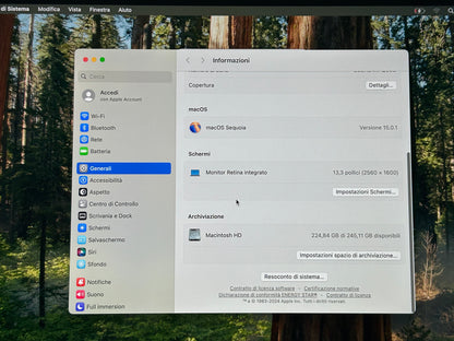 MacBook Pro (2020) M1 [13,3", Touch Bar, Apple M1 3,2GHz, 8GB RAM, 256GB SSD, Apple 8 Core, macOS] Grigio