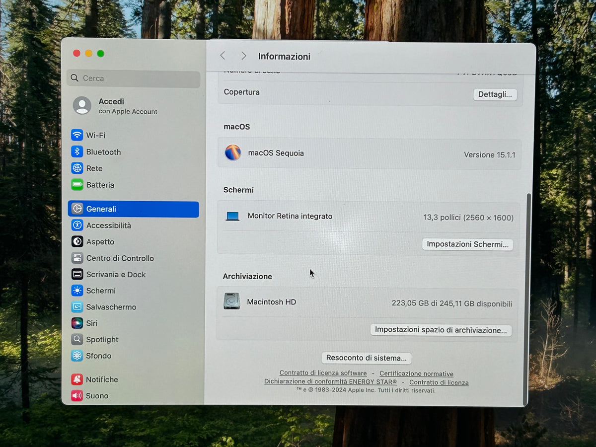 MacBook Pro (2020) M1 [13,3", Touch Bar, Apple M1 3,2GHz, 8GB RAM, 256GB SSD, Apple 8 Core, macOS] Grigio