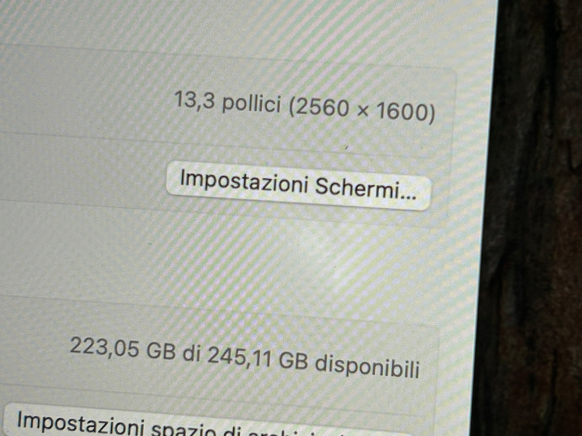 MacBook Pro (2020) M1 [13,3", Touch Bar, Apple M1 3,2GHz, 8GB RAM, 256GB SSD, Apple 8 Core, macOS] Grigio
