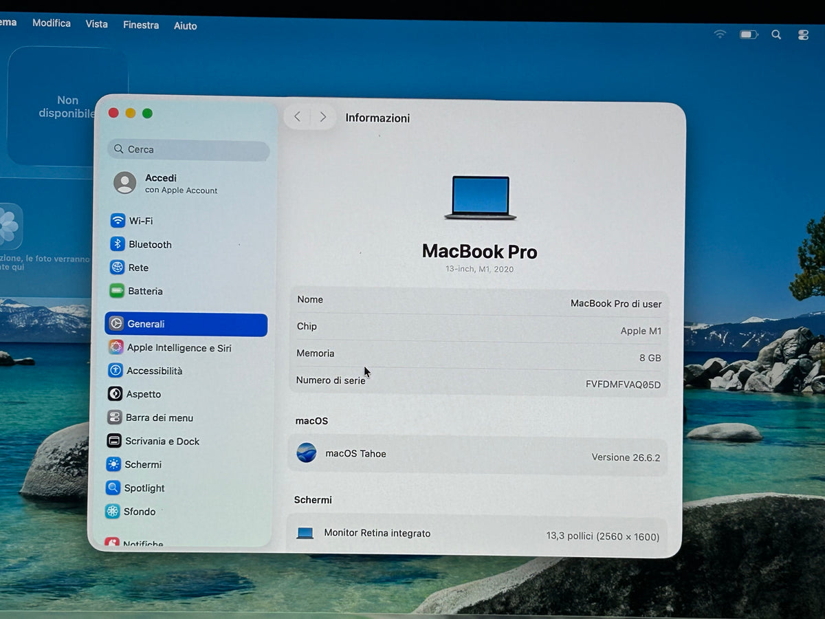MacBook Pro (2020) M1 [13,3", Touch Bar, Apple M1 3,2GHz, 8GB RAM, 256GB SSD, Apple 8 Core, macOS] Grigio