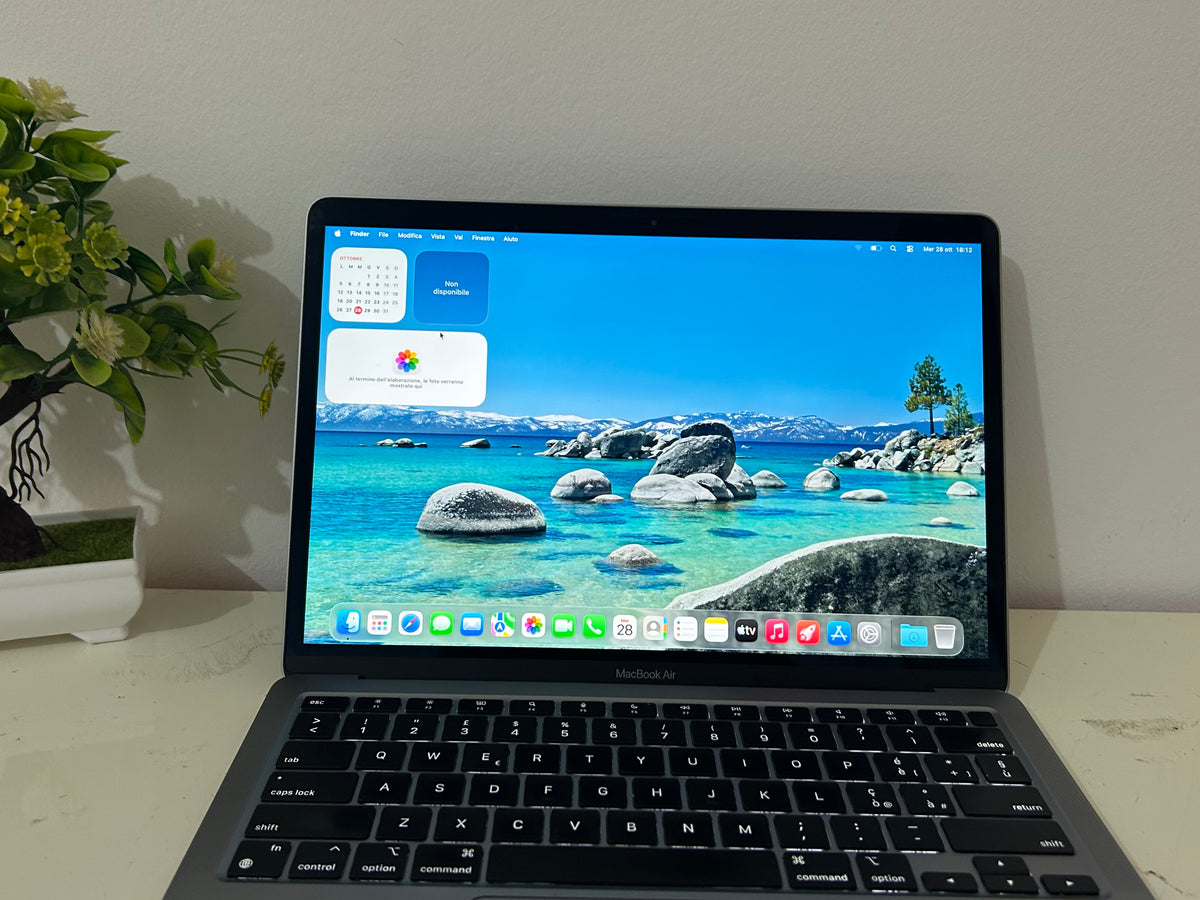 MacBook Air M1 (Late 2020) [13,3", Retina, Apple M1, 8GB RAM, 256GB SSD, Apple 7 Core, macOS] Grigio