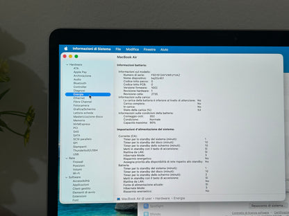 MacBook Air M1 (Late 2020) [13,3", Retina, Apple M1, 8GB RAM, 256GB SSD, Apple 7 Core, macOS] Grigio