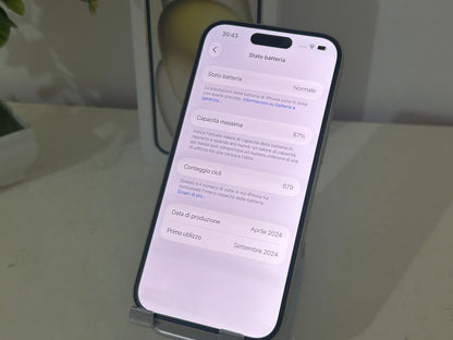 iPhone 15 128GB Giallo (5G) Dual-Sim