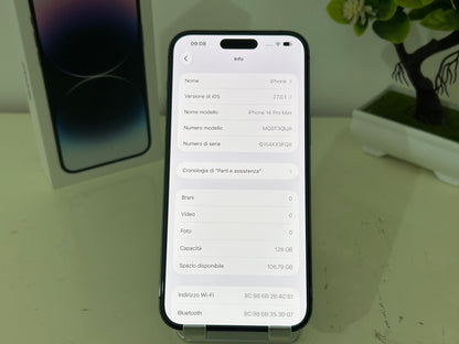 iPhone 14 Pro Max 128GB Viola Scuro (5G)
