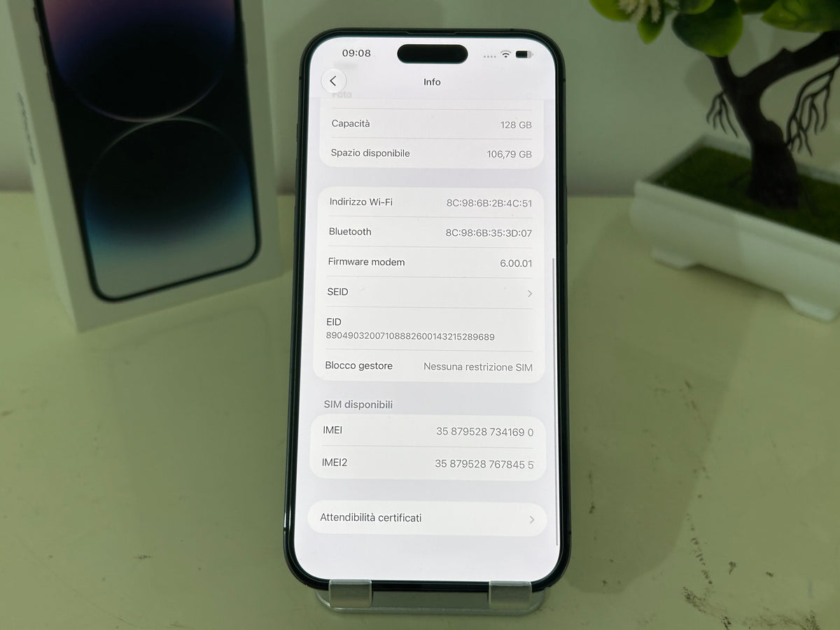 iPhone 14 Pro Max 128GB Viola Scuro (5G)