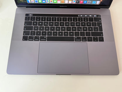 MacBook Pro (2019) [15,4", Touch Bar, Intel Core i9 2,3GHz, 32GB RAM, 1TB SSD, Intel UHD Graphics 630 + AMD Radeon Pro 560X, macOS] grigio