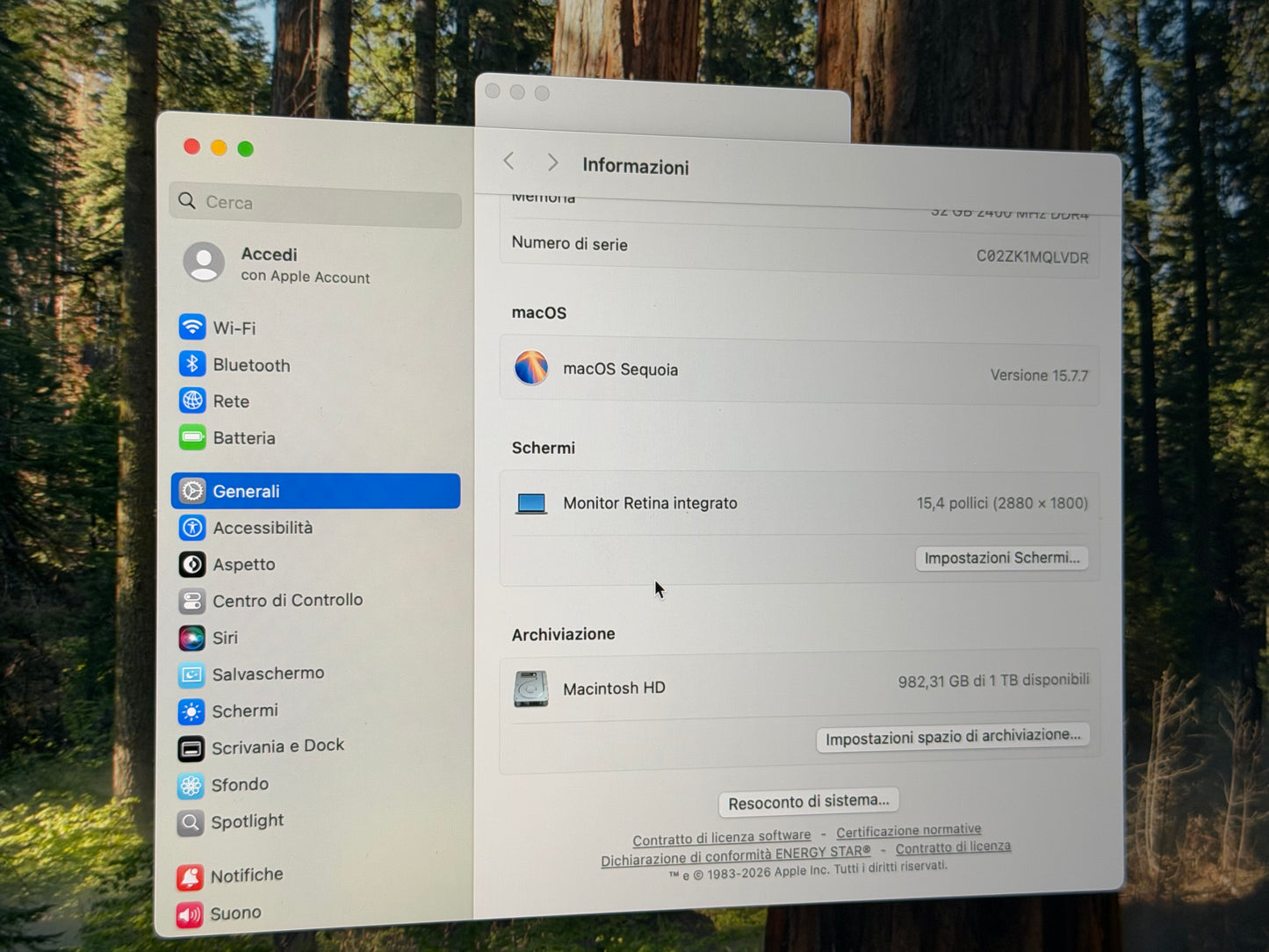 MacBook Pro (2019) [15,4", Touch Bar, Intel Core i9 2,3GHz, 32GB RAM, 1TB SSD, Intel UHD Graphics 630 + AMD Radeon Pro 560X, macOS] grigio