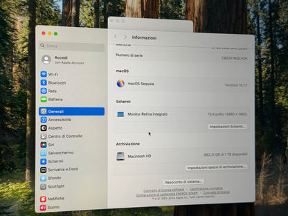 MacBook Pro (2019) [15,4", Touch Bar, Intel Core i9 2,3GHz, 32GB RAM, 1TB SSD, Intel UHD Graphics 630 + AMD Radeon Pro 560X, macOS] grigio