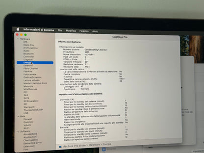 MacBook Pro (2019) [15,4", Touch Bar, Intel Core i9 2,3GHz, 32GB RAM, 1TB SSD, Intel UHD Graphics 630 + AMD Radeon Pro 560X, macOS] grigio