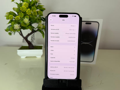 iPhone 14 Pro Max 128GB Nero