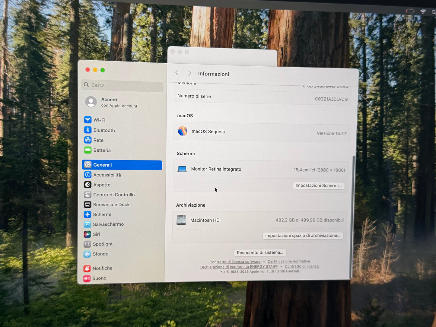 MacBook Pro (2019) [15,4", Touch Bar, Intel Core i9 2,3GHz, 16GB RAM, 512GB SSD, AMD Radeon Pro 560X, Mac OS X] Grigio