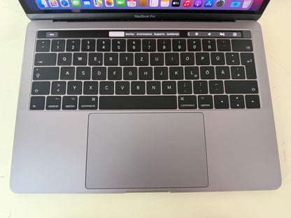 MacBook Pro (2017) [13,3", Touch Bar, Intel Core i5 3,1GHz, 8GB RAM, 256GB SSD, Intel Iris Plus Graphics 650, macOS] grigio