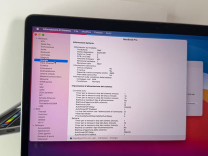 MacBook Pro (2017) [13,3", Touch Bar, Intel Core i5 3,1GHz, 8GB RAM, 256GB SSD, Intel Iris Plus Graphics 650, macOS] grigio