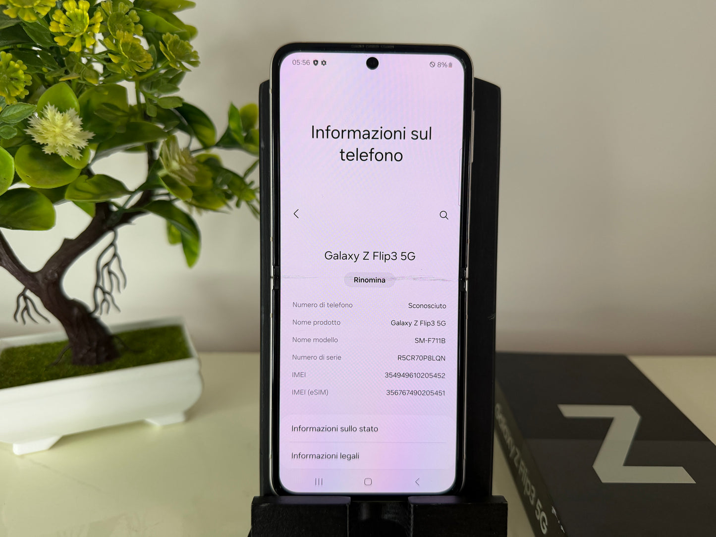 Samsung Galaxy Z Flip 3 5G 256GB [Dual-Sim] Crema
