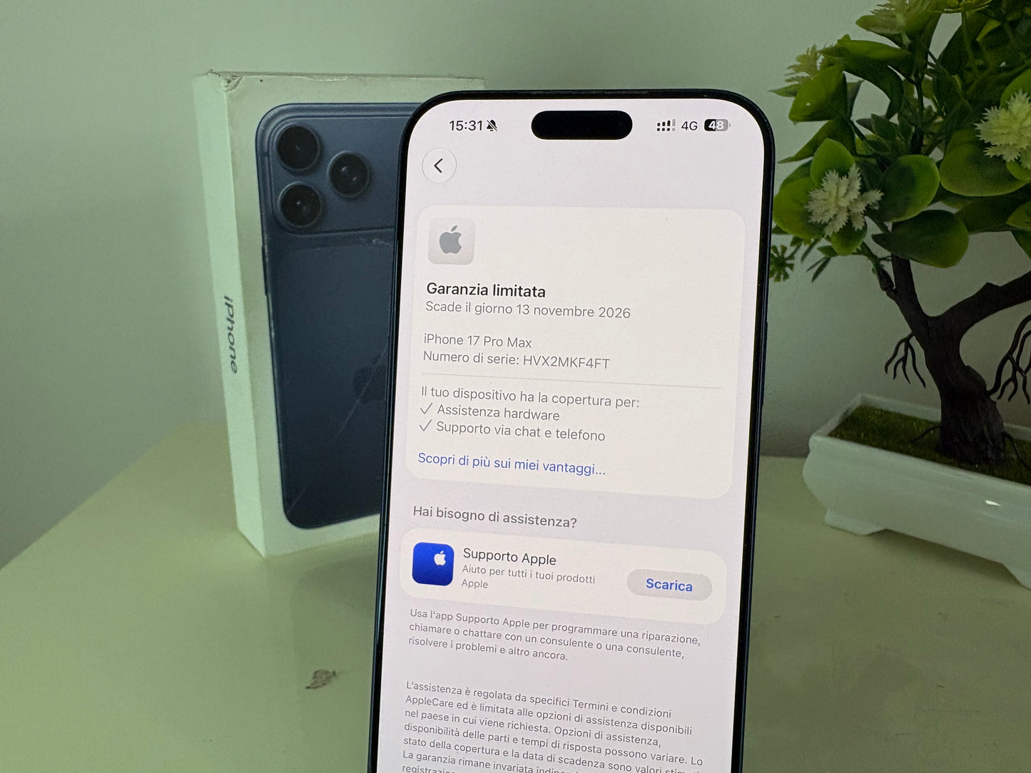 iPhone 17 Pro Max 256GB Blu