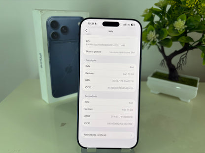 iPhone 17 Pro Max 256GB Blu