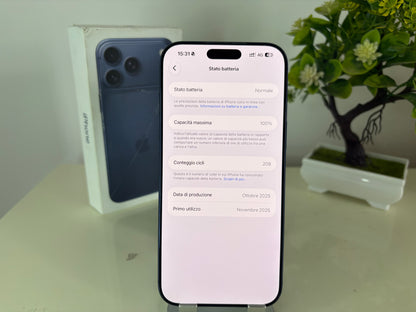 iPhone 17 Pro Max 256GB Blu