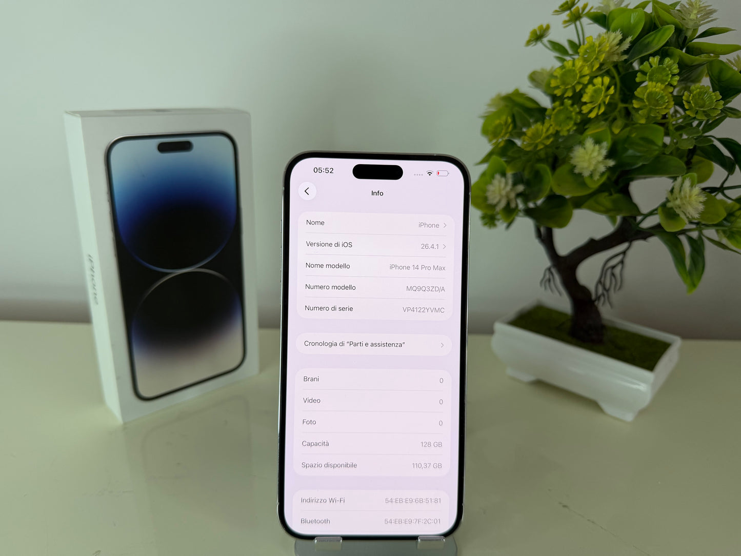 iPhone 14 Pro Max 128GB Argento