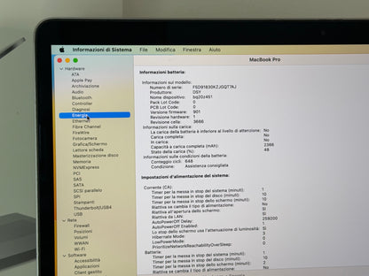MacBook Pro (2017) [13,3", Intel Core i5 2,3GHz, 8GB RAM, 256GB SSD, Intel Iris Plus Graphics 640, macOS] Grigio