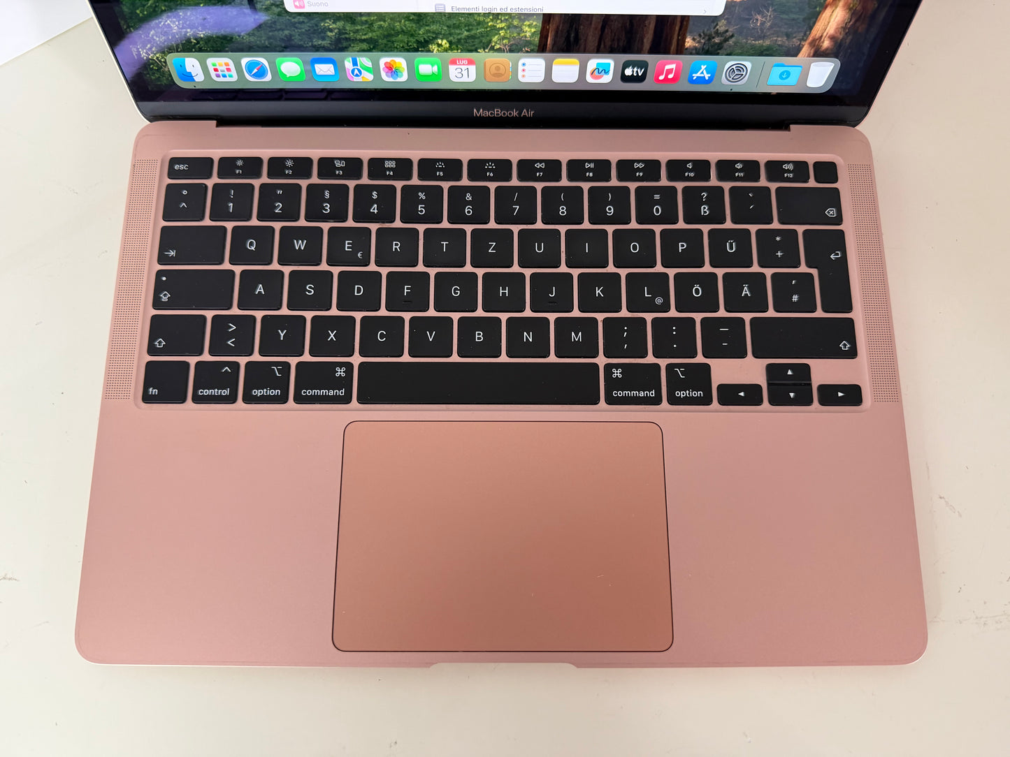 MacBook Air (Mid 2020) [13,3", Retina, Intel Core i5 1,1GHz, 8GB RAM, 256GB SSD, Intel Iris Plus Graphics, macOS] Oro Rosa