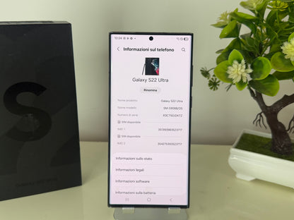 Samsung S22 Ultra 128GB Nero 5G Dual Sim