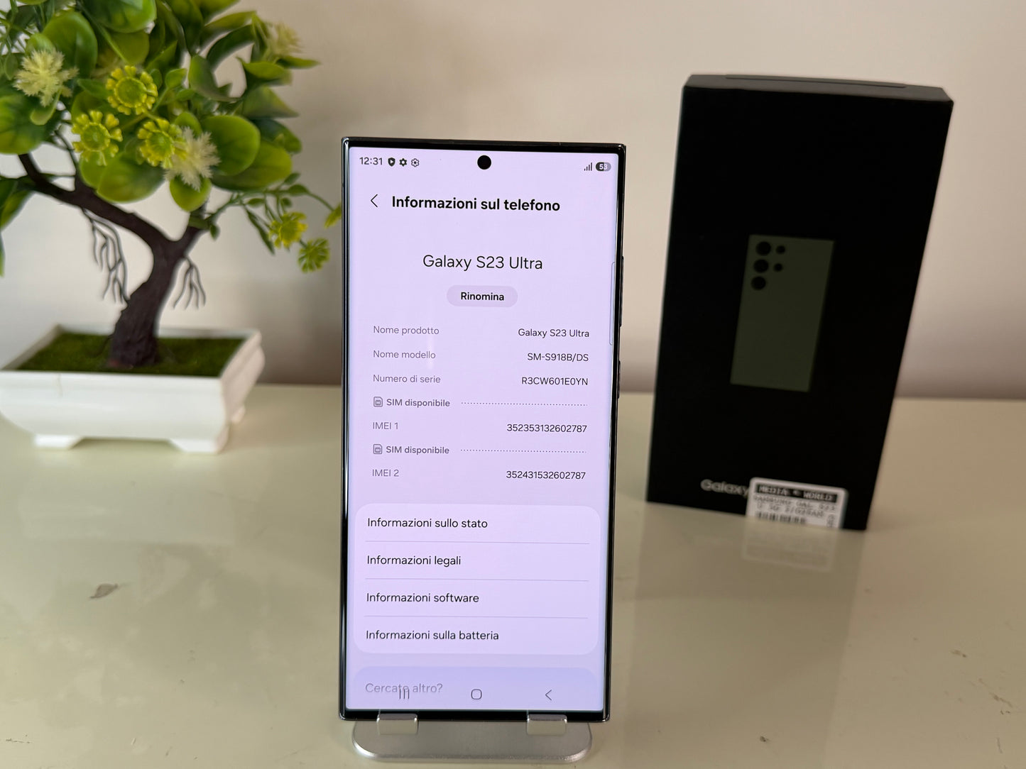 Samsung S23 Ultra 256GB Nero 5G Dual Sim