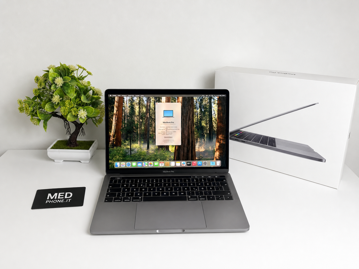 MacBook Pro (2018) [13,3", Touch Bar, Intel Core i5 2,3GHz, 8GB RAM, 256GB SSD, Intel Iris Plus Graphics 655, macOS] grigio