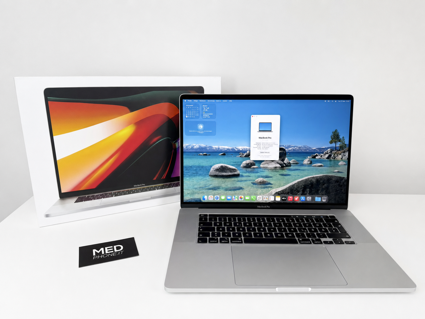 MacBook Pro (2019) [16", Touch Bar, Intel Core i7 2, 6GHz, 16GB RAM, 512GB SSD, Intel UHD Graphics 630 + AMD Radeon Pro 5300M, Mac OS] argento