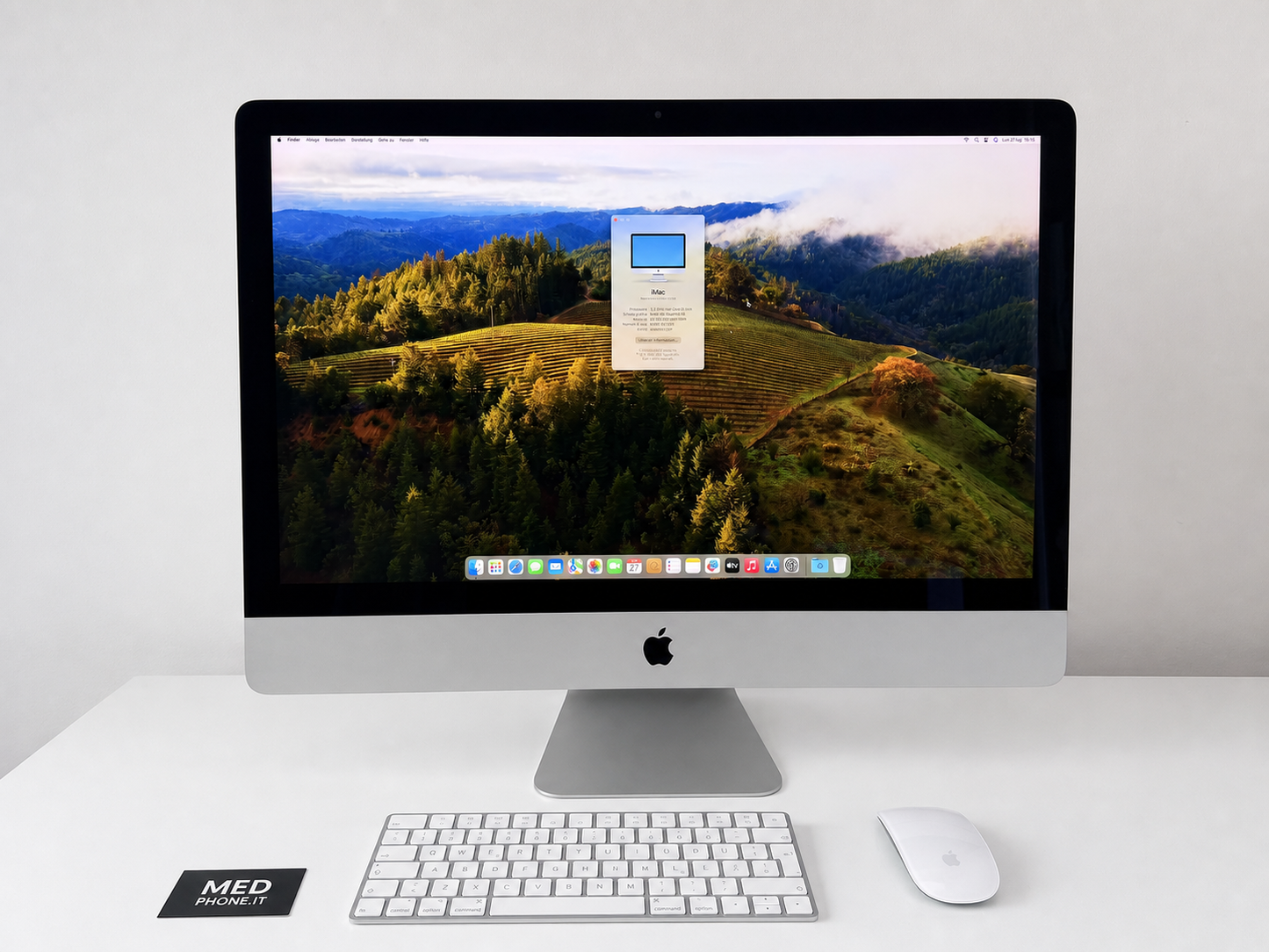 iMac (2019) [27", 5K, Retina, Intel Core i5 3,0GHz, 64GB RAM, 1TB Fusion Drive, AMD Radeon Pro 570X, macOS] argento