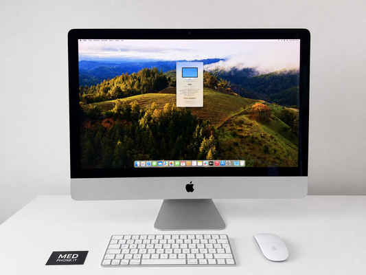 iMac (2019) [27", 5K, Retina, Intel Core i5 3,0GHz, 64GB RAM, 1TB Fusion Drive, AMD Radeon Pro 570X, macOS] argento