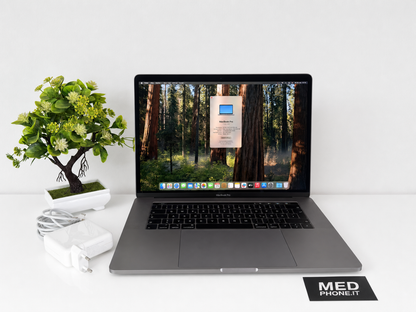 MacBook Pro (2019) [15,4", Touch Bar, Intel Core i9 2,3GHz, 16GB RAM, 512GB SSD, AMD Radeon Pro 560X, Mac OS X] Grigio