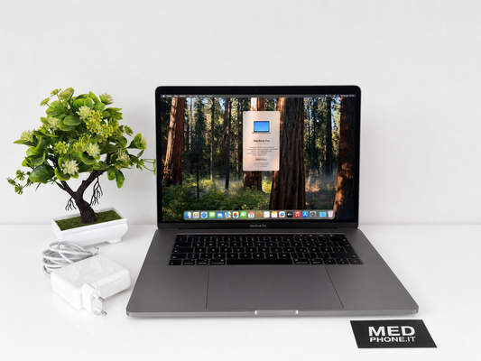 MacBook Pro (2019) [15,4", Touch Bar, Intel Core i9 2,3GHz, 16GB RAM, 512GB SSD, AMD Radeon Pro 560X, Mac OS X] Grigio