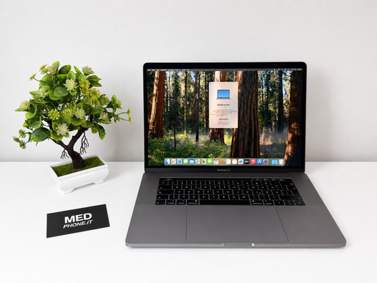 MacBook Pro (2019) [15,4", Touch Bar, Intel Core i9 2,3GHz, 32GB RAM, 1TB SSD, Intel UHD Graphics 630 + AMD Radeon Pro 560X, macOS] grigio