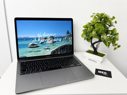 MacBook Pro (2020) M1 [13,3", Touch Bar, Apple M1 3,2GHz, 8GB RAM, 512GB SSD, Apple 8 Core, macOS] Grigio