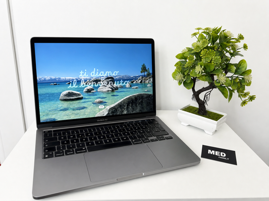 MacBook Pro (2020) M1 [13,3", Touch Bar, Apple M1 3,2GHz, 8GB RAM, 512GB SSD, Apple 8 Core, macOS] Grigio