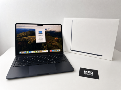 MacBook Air (2022) [13,6" Retina, M2 8 Core 3,2GHz, 8GB RAM, 256GB SSD, 8-CoreGPU, macOS] mezzanotte