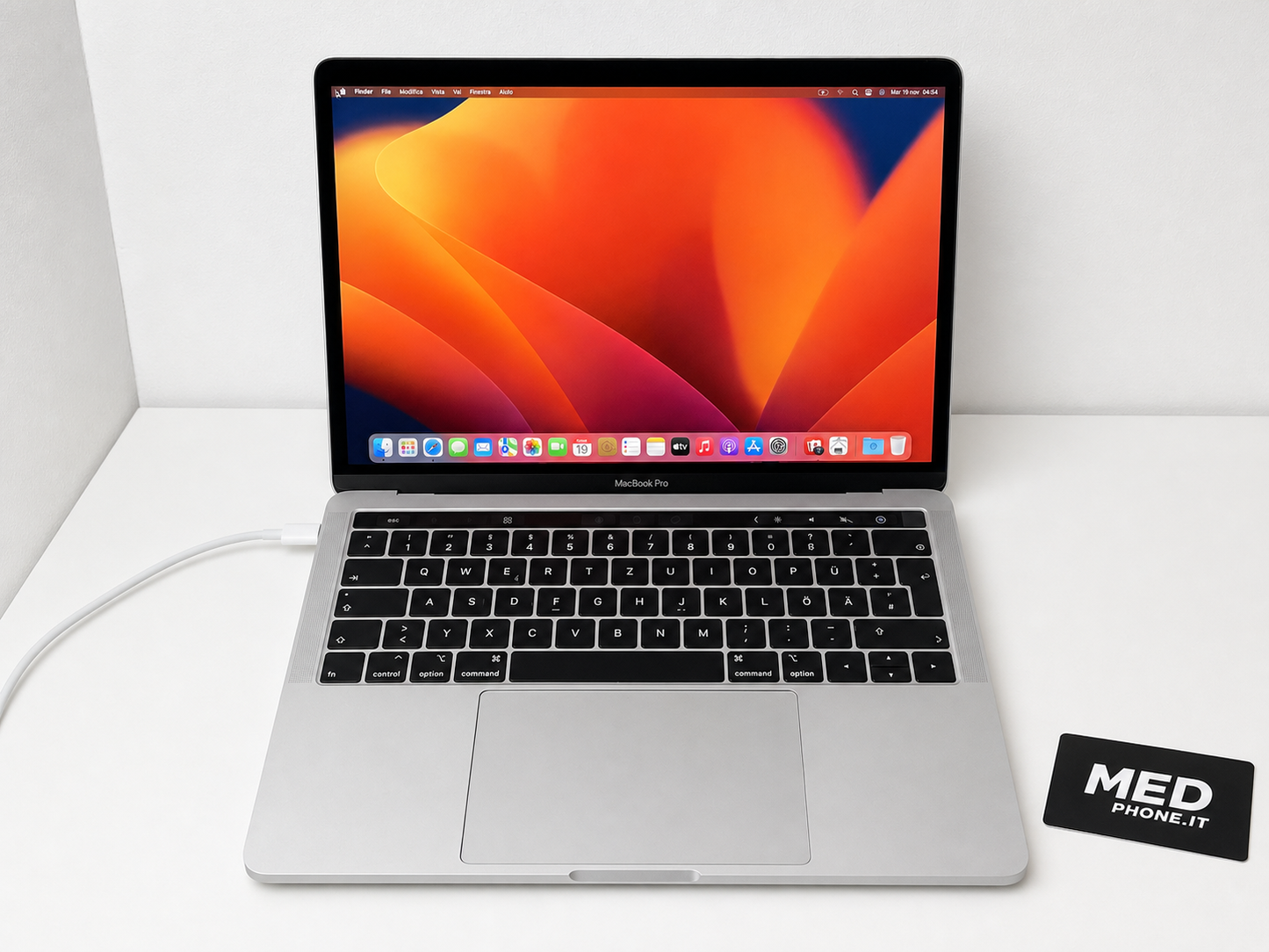 MacBook Pro (2019) [13,3", Intel Core i5 2,4GHz, 8GB RAM, 256GB SSD, Intel Iris Plus Graphics 655, macOS] argento