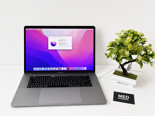MacBook Pro (2016) [15,4", Touch Bar, Intel Core i7 2,6GHz, 16GB RAM, 512GB SSD, AMD Radeon Pro 455, macOS] grigio